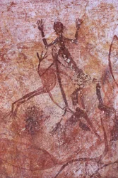 初期のX線鳥と人間の姿